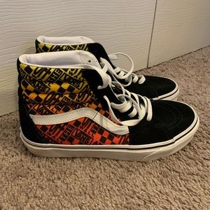 Vans women’s size 8.5, men’s size 7. Brand new, worn for maybe an hour.